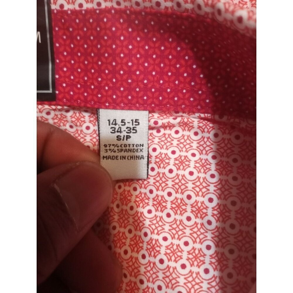 New Nick Graham Everywhere Mens Stretch Modern Fit Shirt 14.5-15 34/35 (Small S) - Picture 9 of 12